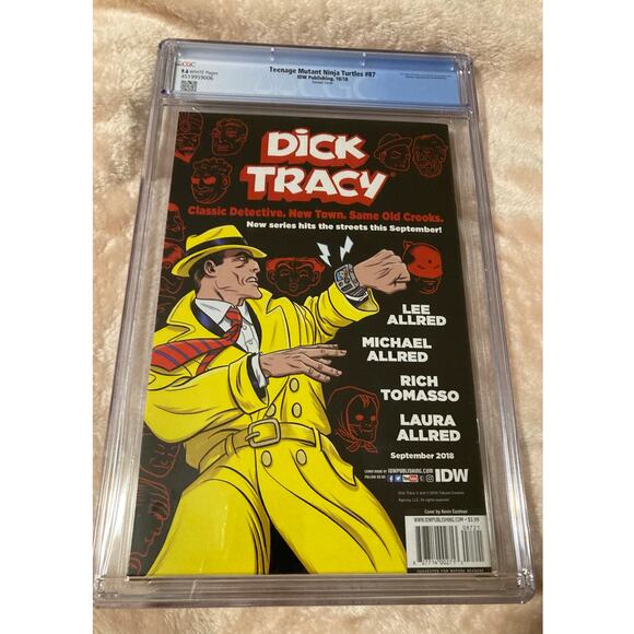 Teenage Mutant Ninja Turtles #87 Cover B Variant TMNT IDW 1st Print 2018 CGC 9.6 - Picture 3 of 3